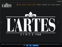 Tablet Screenshot of lartes.it